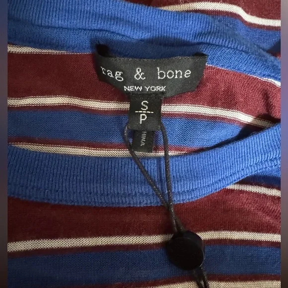 Rag & Bone Avery Striped Tee - Picture 3 of 7